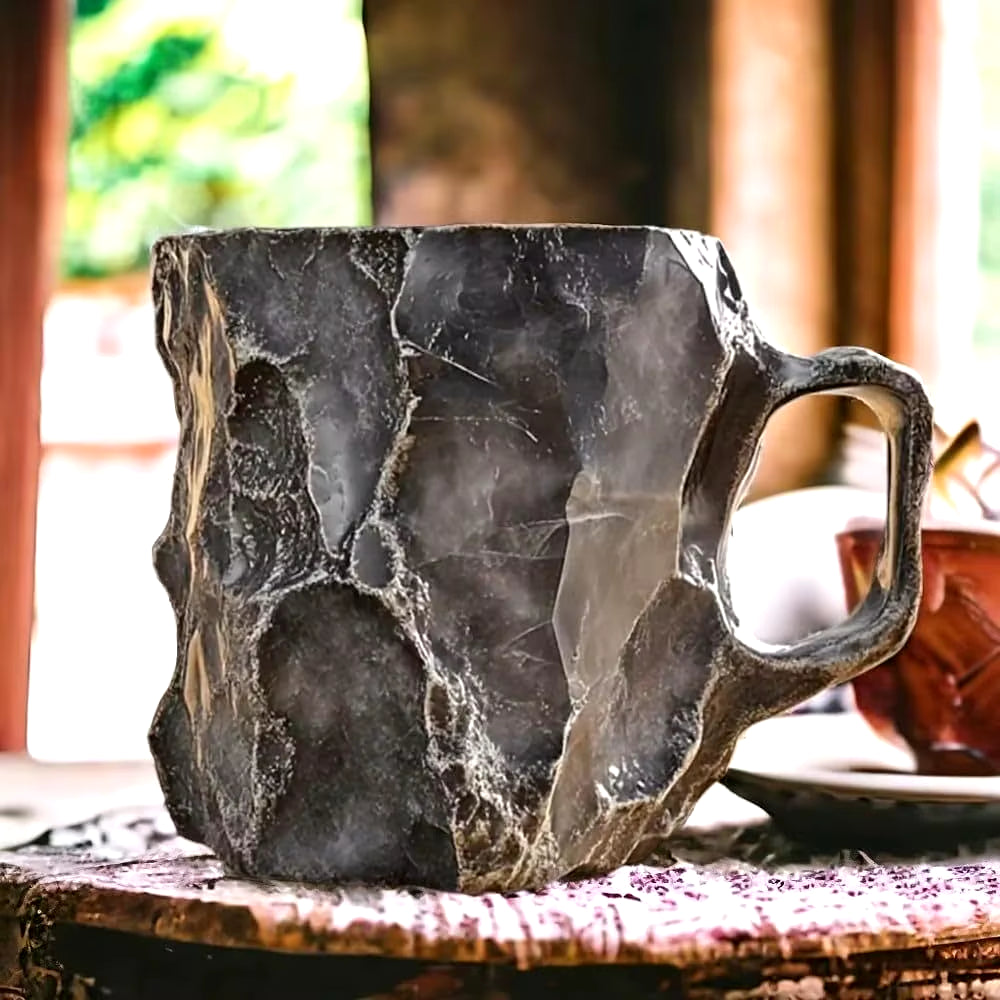 Mineral Crystal Coffee Mugs - Faux Mineral Crystal Resin Coffee Cups - Cross-Border New Arrival