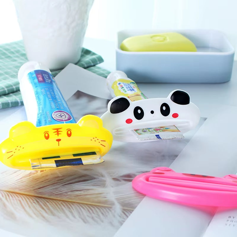 Toothpaste Squeezer Creative Cartoon Animal Shaped Facial Cleanser Squeezer Kitchen Household Lazy Creative Little Tools