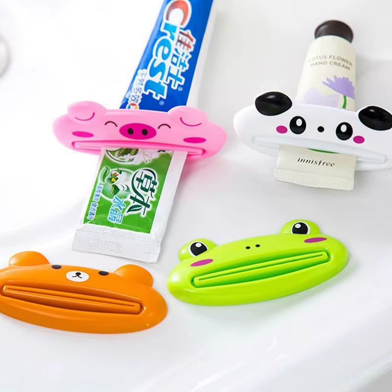 Toothpaste Squeezer Creative Cartoon Animal Shaped Facial Cleanser Squeezer Kitchen Household Lazy Creative Little Tools