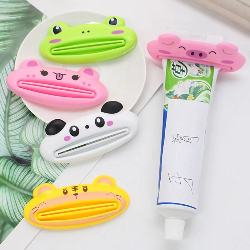 Toothpaste Squeezer Creative Cartoon Animal Shaped Facial Cleanser Squeezer Kitchen Household Lazy Creative Little Tools