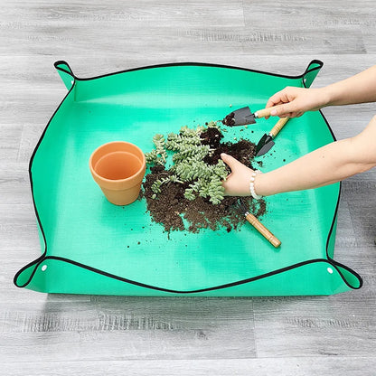 Home Gardening Supplies Planting Mat Potting Pad Foldable Garden Plant Flower Pot Reusable Transplanting Waterproof Mats