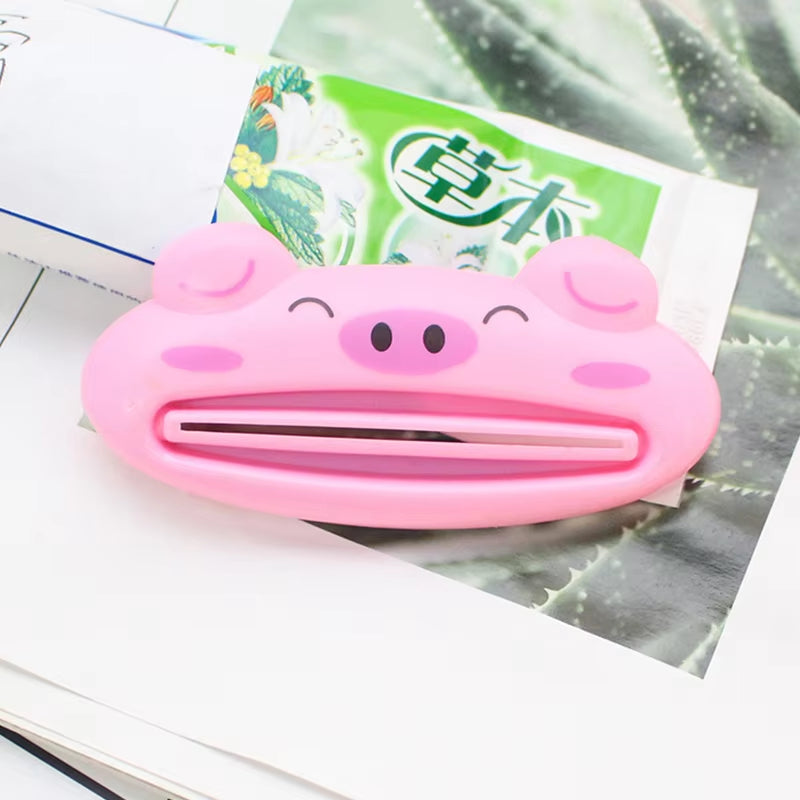 Toothpaste Squeezer Creative Cartoon Animal Shaped Facial Cleanser Squeezer Kitchen Household Lazy Creative Little Tools