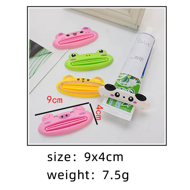 Toothpaste Squeezer Creative Cartoon Animal Shaped Facial Cleanser Squeezer Kitchen Household Lazy Creative Little Tools